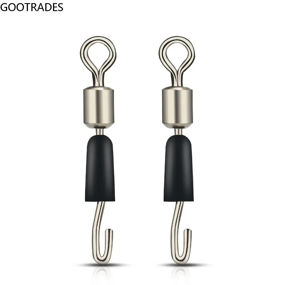 30/50 PCS/Lot Stainless Steel Bearing Swivel Fishing Line Quick Connector Fishing Swivels Fishing Accessories
30/50 PCS/Lot Stainless Steel Bearing Swivel Fishing Line Quick Connector Fishing Swivels Fishing Accessories