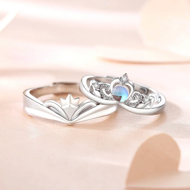 Original Design Prince and Cinderella Lovers Ring 925 Sterling Silver Couple Ring Men's and Women's Opening Ring Jewelry
Original Design Prince and Cinderella Lovers Ring 925 Sterling Silver Couple Ring Men's and Women's Opening Ring Jewelry