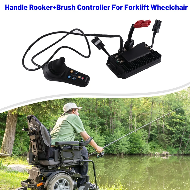 24V 50A Electric Wheelchair Handshank/Handle Rocker+Brush Controller For Forklift Wheelchair Handicapped Mobility Parts
24V 50A Electric Wheelchair Handshank/Handle Rocker+Brush Controller For Forklift Wheelchair Handicapped Mobility Parts