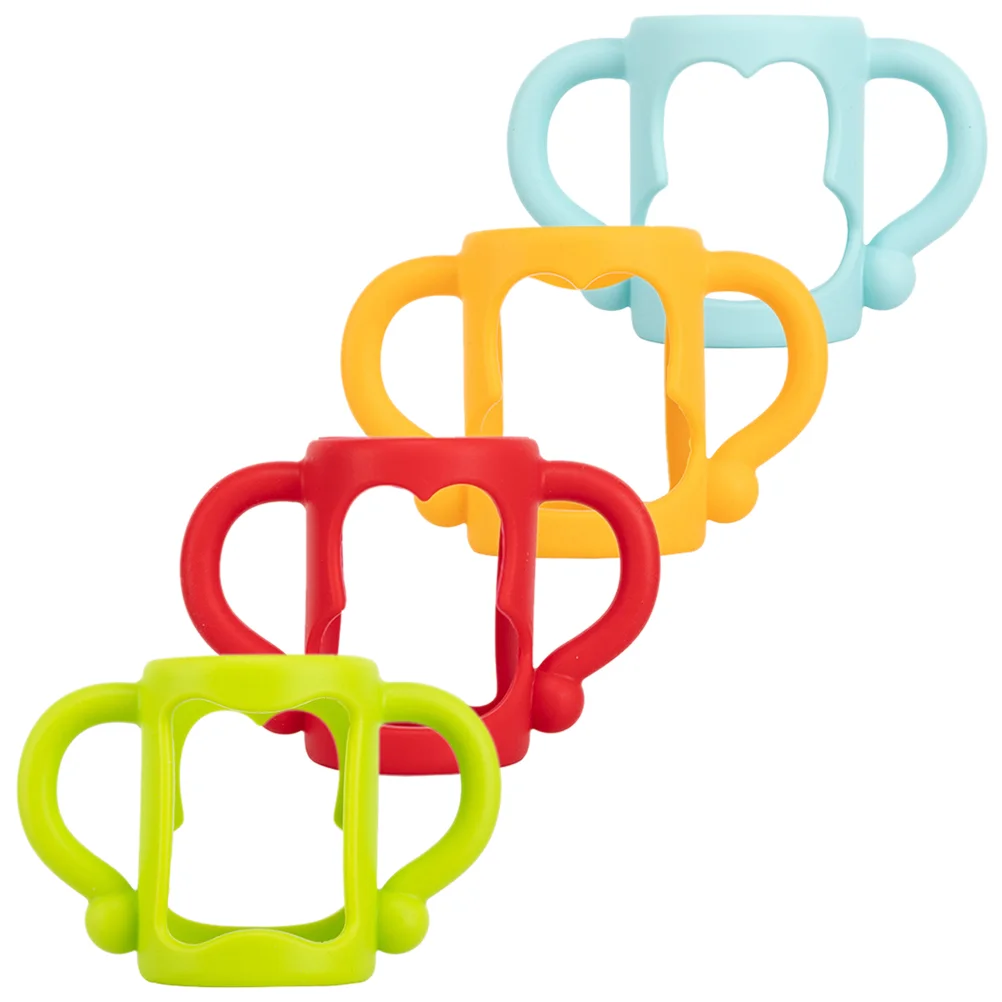 4 Pcs Infant Bottle Handle Breast Milk Grip Handles Silica Gel Silicone Feeding Bottles Newborn
4 Pcs Infant Bottle Handle Breast Milk Grip Handles Silica Gel Silicone Feeding Bottles Newborn