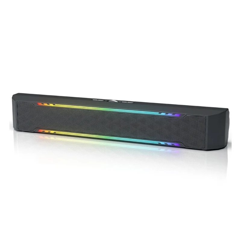 C4 Portable Wireless Speaker with Rhythm Lighting MUSIC BASS modes for Computer Music and Gaming Loudspeaker Soundbar
C4 Portable Wireless Speaker with Rhythm Lighting MUSIC BASS modes for Computer Music and Gaming Loudspeaker Soundbar
