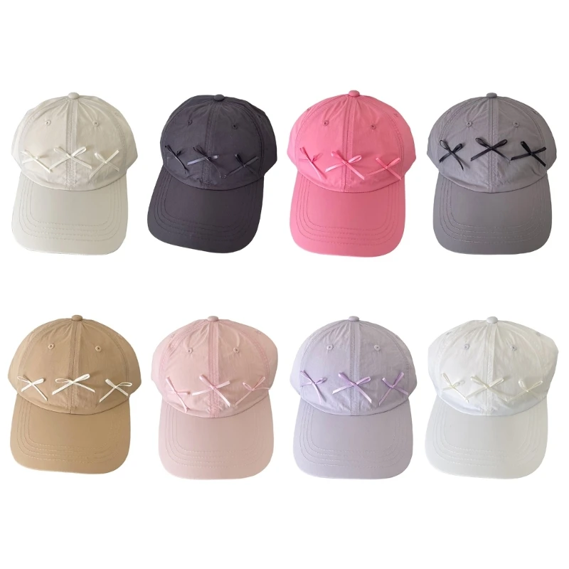 Adult Ribbon Bowknot Baseball Caps Lightweight Travel Quick Drying Visor Hat Teens Sports Sun Hat for Cycling Hiking
Adult Ribbon Bowknot Baseball Caps Lightweight Travel Quick Drying Visor Hat Teens Sports Sun Hat for Cycling Hiking