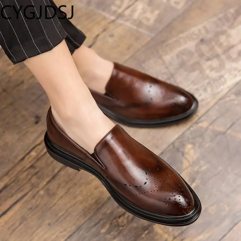 Leather Shoes Italiano Casuales Business Suit Formal Shoes for Men Office 2023 Wedding Dress Slip on Shoes Men кроссовки мужские
Leather Shoes Italiano Casuales Business Suit Formal Shoes for Men Office 2023 Wedding Dress Slip on Shoes Men кроссовки мужские