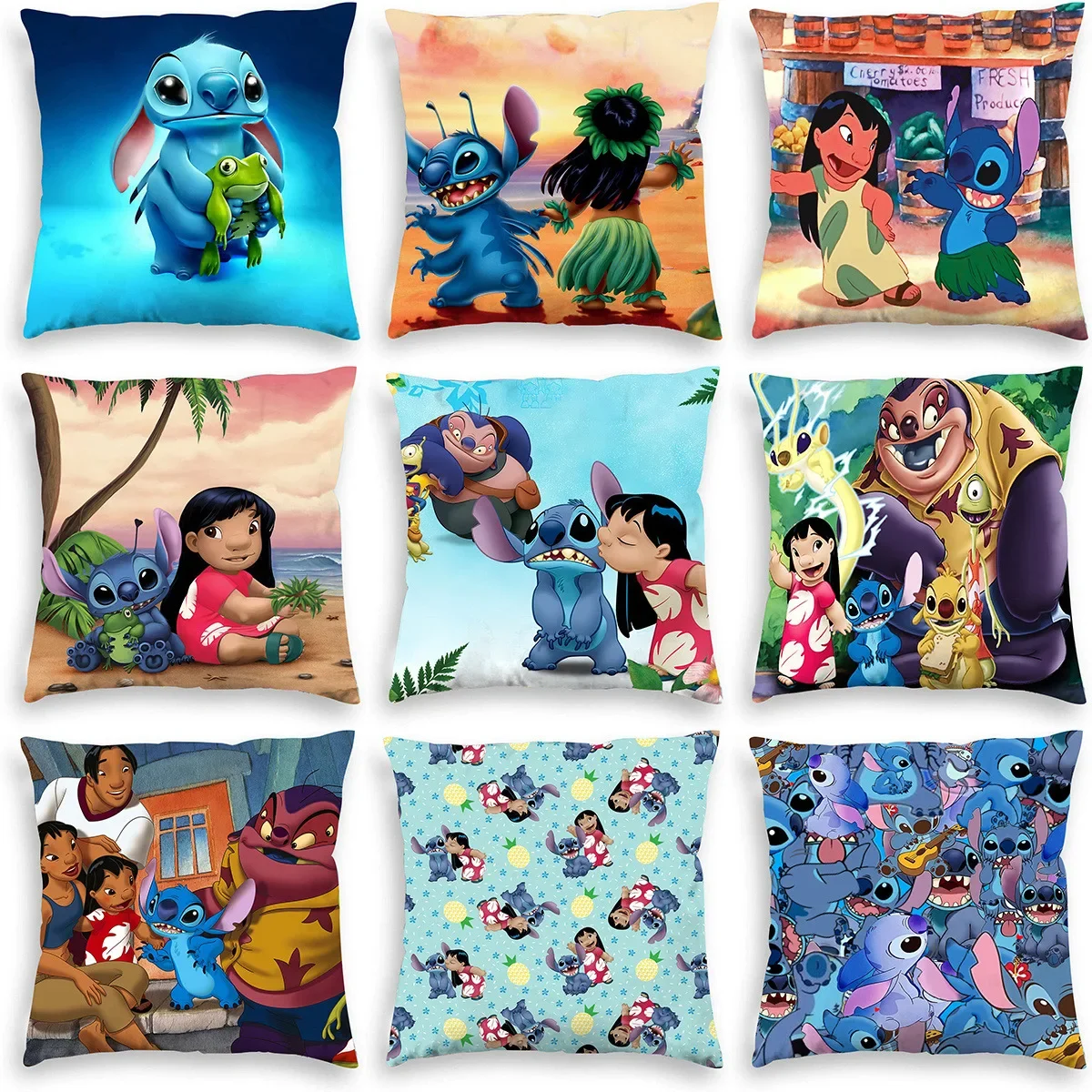 45x45cm Hot Disney Lilo & Stitch Cushion Cover Plush Toys Stitch Pillowcase Anime Kawaii Pillow Cases Home Decoration Gift
45x45cm Hot Disney Lilo & Stitch Cushion Cover Plush Toys Stitch Pillowcase Anime Kawaii Pillow Cases Home Decoration Gift