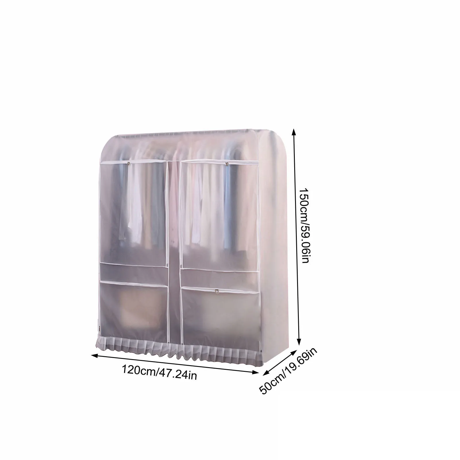 Clothes Rack Cover | Dustproof Clear Fully Enclosed Cover for Garment | Breathable Oxford Fabric Clo
Clothes Rack Cover | Dustproof Clear Fully Enclosed Cover for Garment | Breathable Oxford Fabric Clo