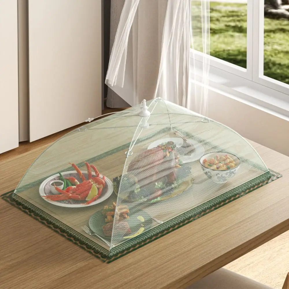 Lace Fabric Mesh Food Cover Food Lid Foldable Dustproof Food Net Umbrella Shape Breathable Dish Tent Kitchen
Lace Fabric Mesh Food Cover Food Lid Foldable Dustproof Food Net Umbrella Shape Breathable Dish Tent Kitchen