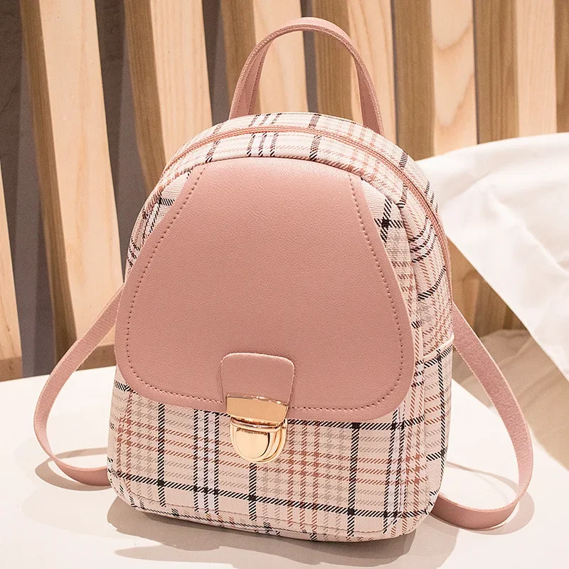 Mini Backpack Crossbody Bag for Teenage Girl Plaid Women Shoulder Phone Purse Korean Style New Trendy Female 2023
Mini Backpack Crossbody Bag for Teenage Girl Plaid Women Shoulder Phone Purse Korean Style New Trendy Female 2023