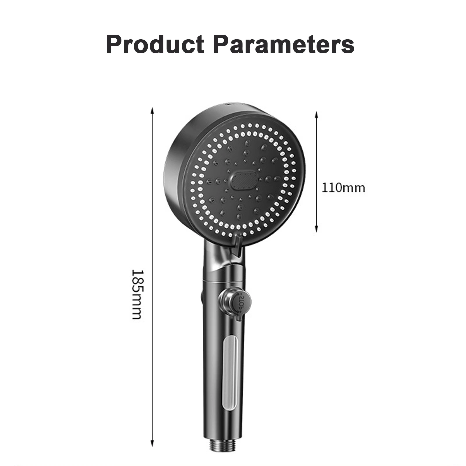 10 Modes Bathroom Shower Head Handheld High-Pressure Water Saver Showerhead Portable Black Rainfall Massage Shower Nozzl 33 Mallzona Sebd49ab437f84dc48b5dee6309c72725l 10 Modes Bathroom Shower Head Handheld High-Pressure Water Saver Showerhead Portable Black Rainfall Massage Shower Nozzl Mallzona