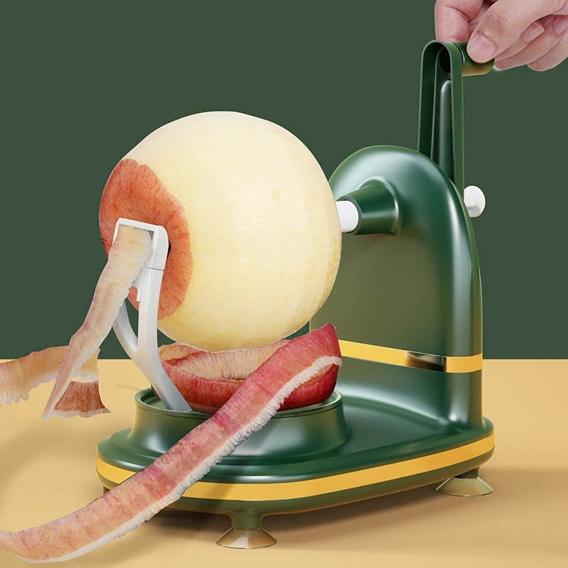 

2024 Maunal Fruit Apples Peeler Slicer with Corer Pear Peeler Hand-cranked Rotating Kitchen Peeling Machine Kitchen Gadgets