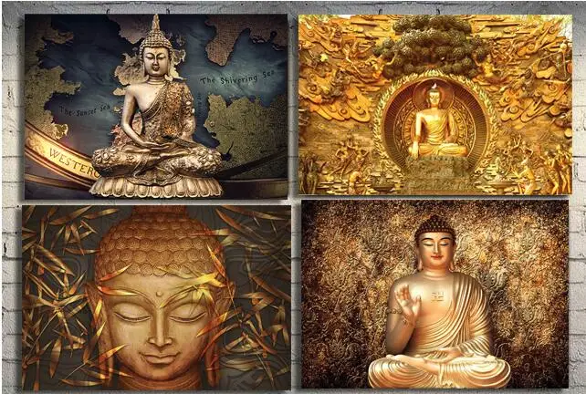Gold Buddha Statue with World Map Shakyamuni Buddhist Print Art Canvas Poster for Living Room Decoration Home Wall Decor Picture
Gold Buddha Statue with World Map Shakyamuni Buddhist Print Art Canvas Poster for Living Room Decoration Home Wall Decor Picture