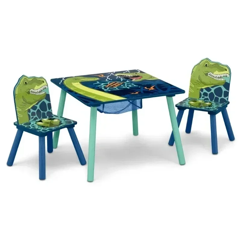 Delta Children Dinosaur Table and Chair Set With Storage (2 Chairs Included) - Greenguard Gold Certified, Blue/Green
Delta Children Dinosaur Table and Chair Set With Storage (2 Chairs Included) - Greenguard Gold Certified, Blue/Green