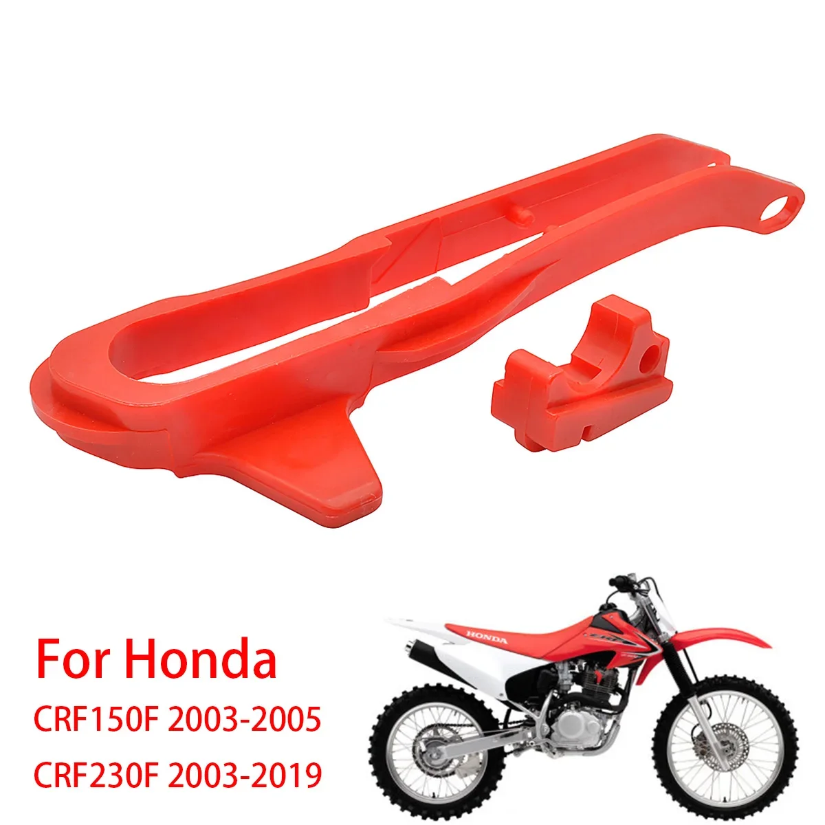 Motorcycle Plastic Guide Chain Glue Slider Guard For Honda CRF150F CRF230F CRF 150F 230F 2003-2016 2017 2018 2019 Dirt Pit Bike
Motorcycle Plastic Guide Chain Glue Slider Guard For Honda CRF150F CRF230F CRF 150F 230F 2003-2016 2017 2018 2019 Dirt Pit Bike