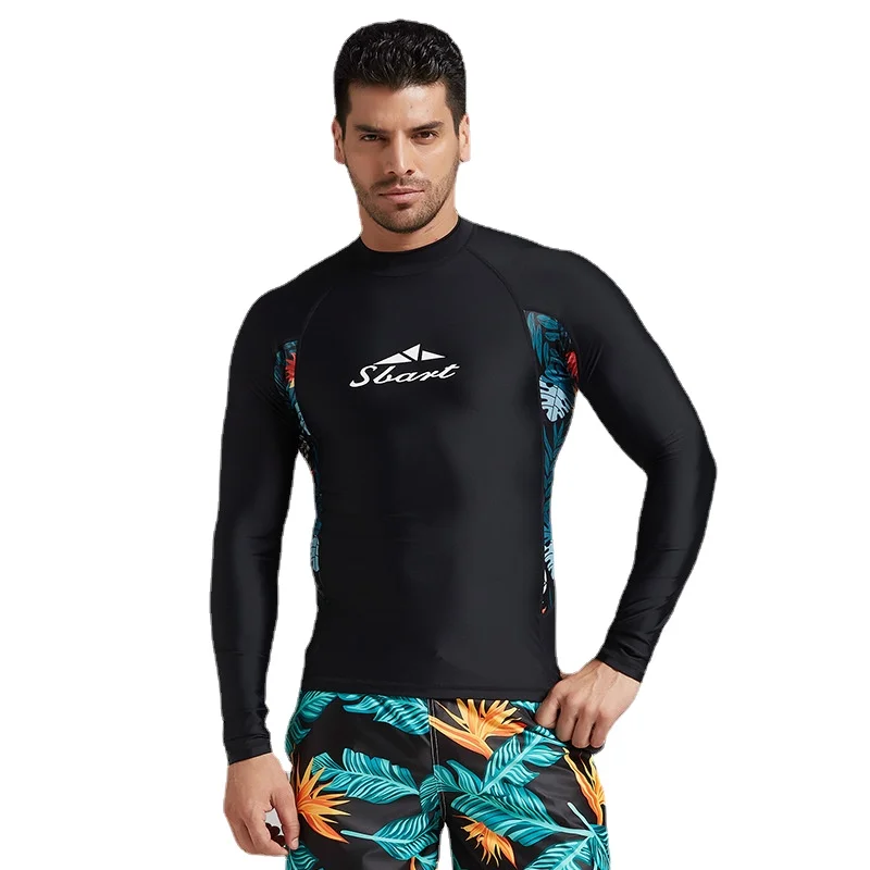 Рашгард SBART с защитой от ультрафиолета мужской купальник длинным рукавом
