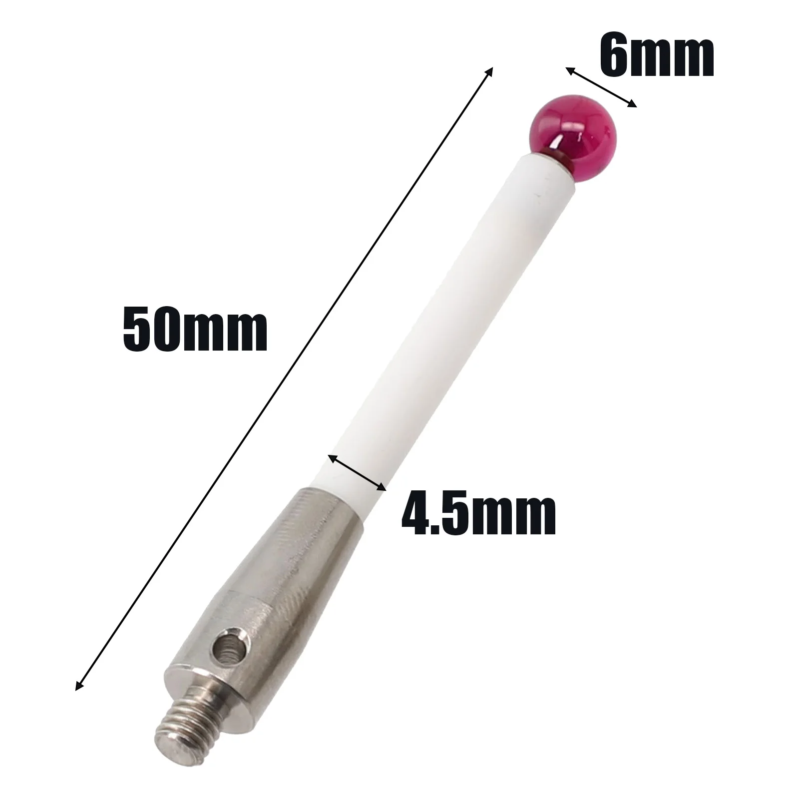 2 шт. для Renishaw A-5000-3709 CMM Probe-Stylus 50 мм керамический стержень-6 мм шар 50 мм-высококачественные инструменты-Аксессуары
2 шт. для Renishaw A-5000-3709 CMM Probe-Stylus 50 мм керамический стержень-6 мм шар 50 мм-высококачественные инструменты-Аксессуары