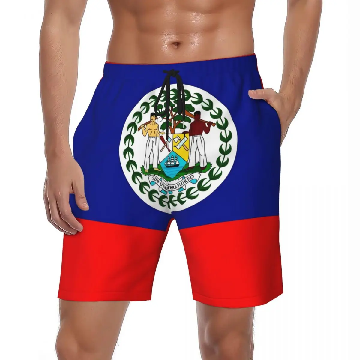 

Flag Cool Gym Shorts Summer Fashion Printing Sports Beach Short Pants Males Breathable Vintage Design Plus Size Swim Trunks