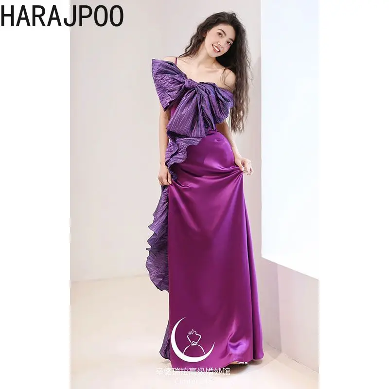 Новое утреннее платье в китайском стиле Harajpoo, потрясающее платье для невесты, роскошное нишевое женское длинное свадебное банкетное платье
Новое утреннее платье в китайском стиле Harajpoo, потрясающее платье для невесты, роскошное нишевое женское длинное свадебное банкетное платье