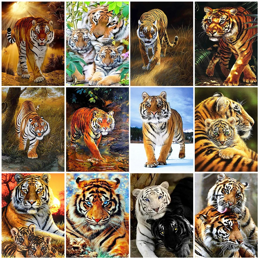 5D DIY Diamond Painting Tiger Full Square Diamond Mosaic Embroidery Animals Rhinestone Picture Cross Stitch KitHome Decor Gift
5D DIY Diamond Painting Tiger Full Square Diamond Mosaic Embroidery Animals Rhinestone Picture Cross Stitch KitHome Decor Gift