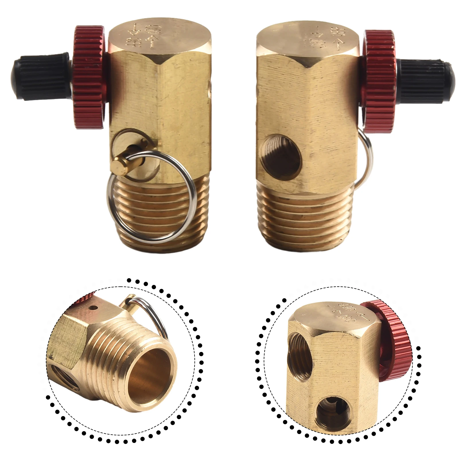 Versatile For Air Tank Manifold Tool Brass and Aluminum Construction 1/2 MNPT For Air Tank End Easy On/Off Red Knob
Versatile For Air Tank Manifold Tool Brass and Aluminum Construction 1/2 MNPT For Air Tank End Easy On/Off Red Knob