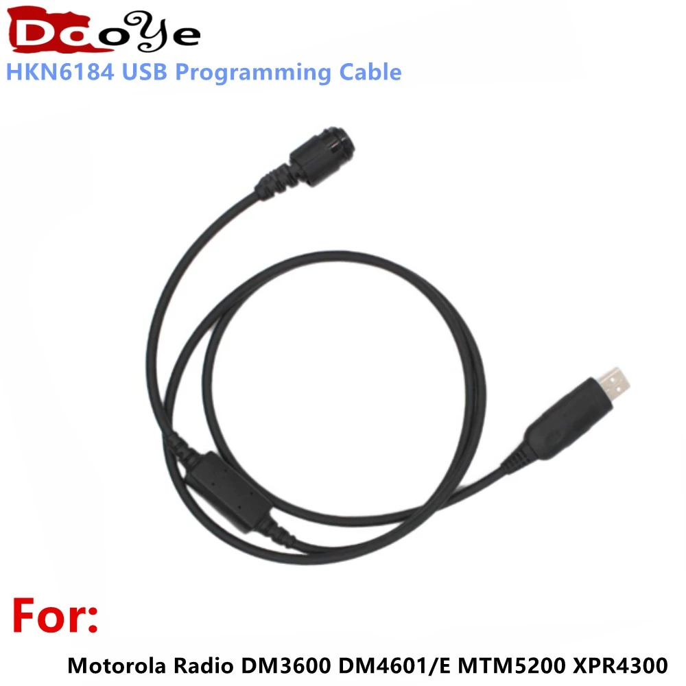 

HKN6184 USB Programming Cable For Motorola XIR M8268 M8260 M8228 M8660 APX2500 XPR4500 MTM5400 DM3400 DM4600 XTL5000 Radio