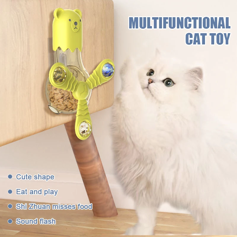 Automatic Pet Slow Feeder Sticks on Wall Treat Dispenser Cats Dogs Toy Increases IQ Interactive 360° Cat Toys Cat Supplies
Automatic Pet Slow Feeder Sticks on Wall Treat Dispenser Cats Dogs Toy Increases IQ Interactive 360° Cat Toys Cat Supplies