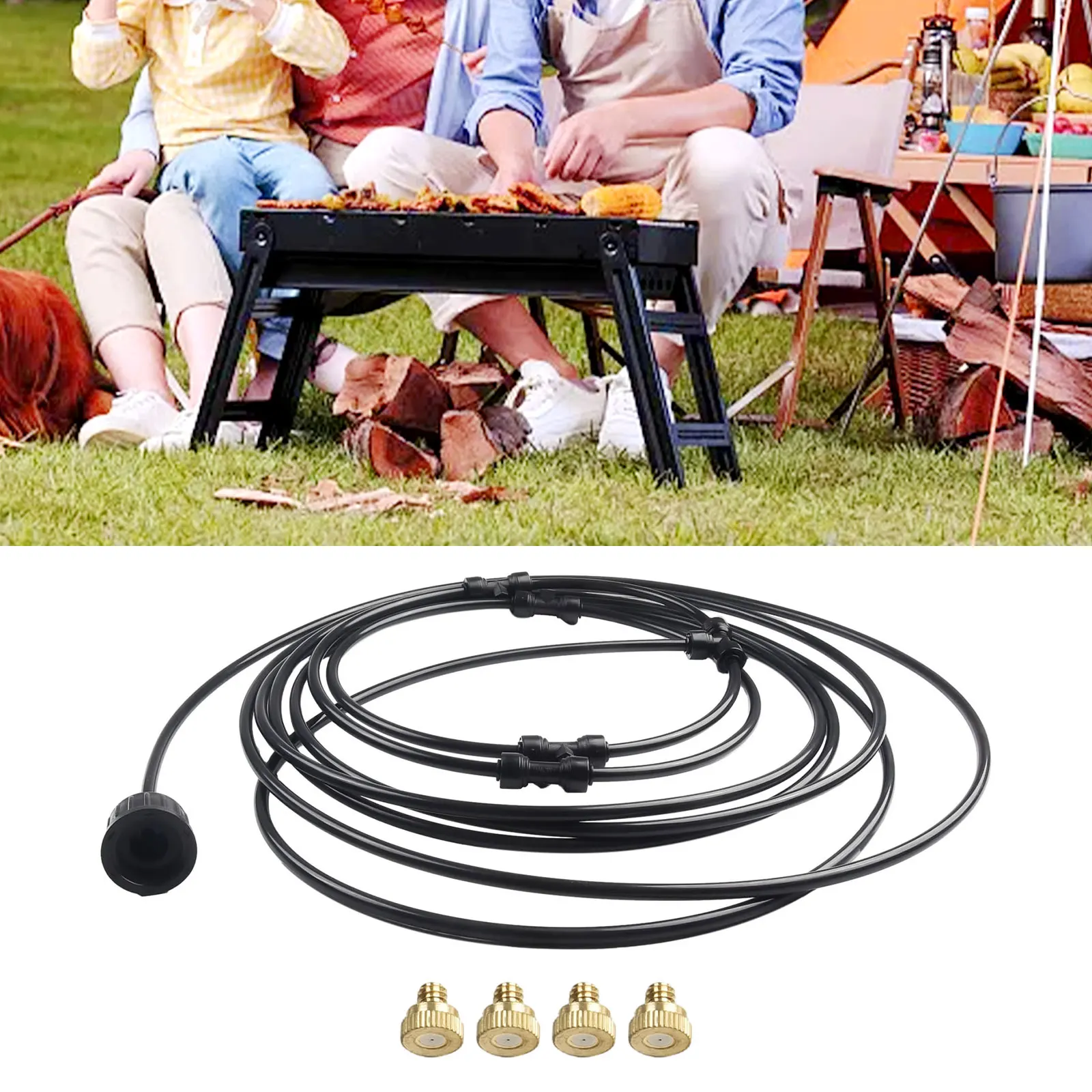 16in Fan Spray Ring With 16ft Tube Outdoor Cooling Mist Kit For Patio Breeze Outdoor Misting Cooling System
16in Fan Spray Ring With 16ft Tube Outdoor Cooling Mist Kit For Patio Breeze Outdoor Misting Cooling System