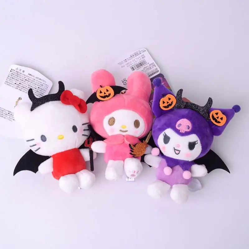 Halloween Sanrio Plush Doll Kawaii Hellokitty Mymelody Kuromi Cartoon Plush Toy Student Backpack Pendant Kids Birthday Gift
Halloween Sanrio Plush Doll Kawaii Hellokitty Mymelody Kuromi Cartoon Plush Toy Student Backpack Pendant Kids Birthday Gift