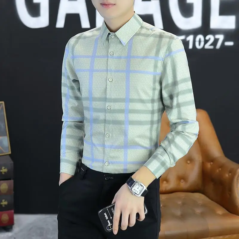 High Quality Men’s Spring&Autumn Korea Version Trendy Stripes Casual Shirts Long Sleeves All Match Fashion Business Shirt;
High Quality Men’s Spring&Autumn Korea Version Trendy Stripes Casual Shirts Long Sleeves All Match Fashion Business Shirt;