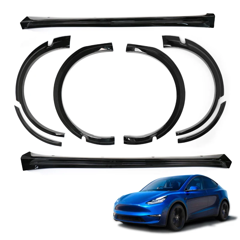 Комплект для тела Tesla Model Y Tesla, передний бампер для губ, задняя боковая юбка для губ и протектор колес для бровей, высококачественный абс
Комплект для тела Tesla Model Y Tesla, передний бампер для губ, задняя боковая юбка для губ и протектор колес для бровей, высококачественный абс