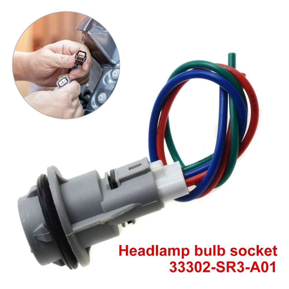 Car Front Turn Signal Light Socket Adapter Connector Harnes for Honda Accord Civic CRV ACURA 3 Pin 33302-SR3-A01
Car Front Turn Signal Light Socket Adapter Connector Harnes for Honda Accord Civic CRV ACURA 3 Pin 33302-SR3-A01