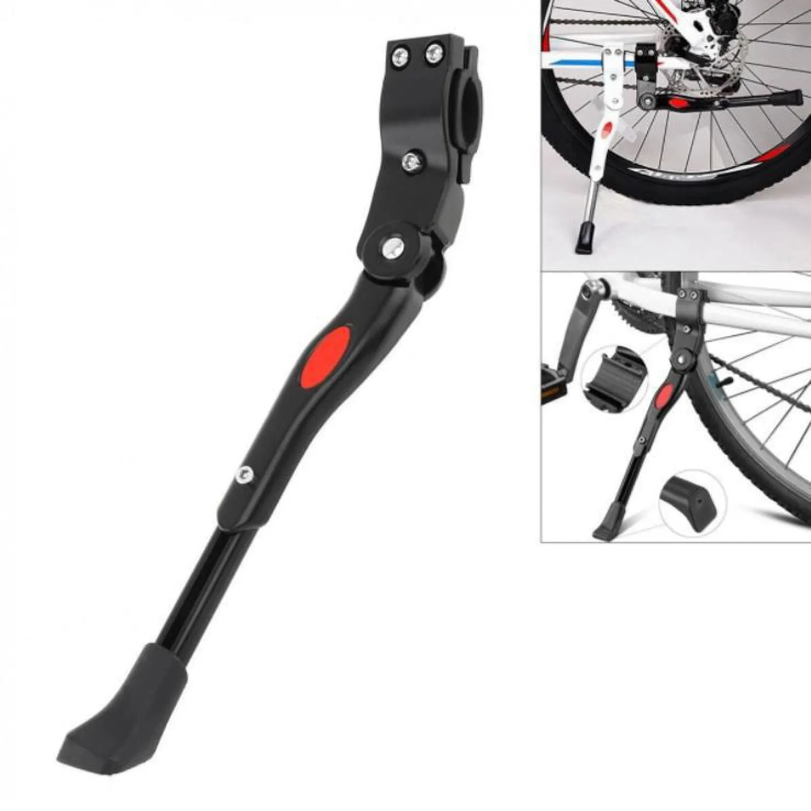 Aluminum Alloy Bicycle Foot Brace Support Rear Side Stand Mountain Road Bike Adjustable Kickstand Parking Rack Bike Kick Stand
Aluminum Alloy Bicycle Foot Brace Support Rear Side Stand Mountain Road Bike Adjustable Kickstand Parking Rack Bike Kick Stand