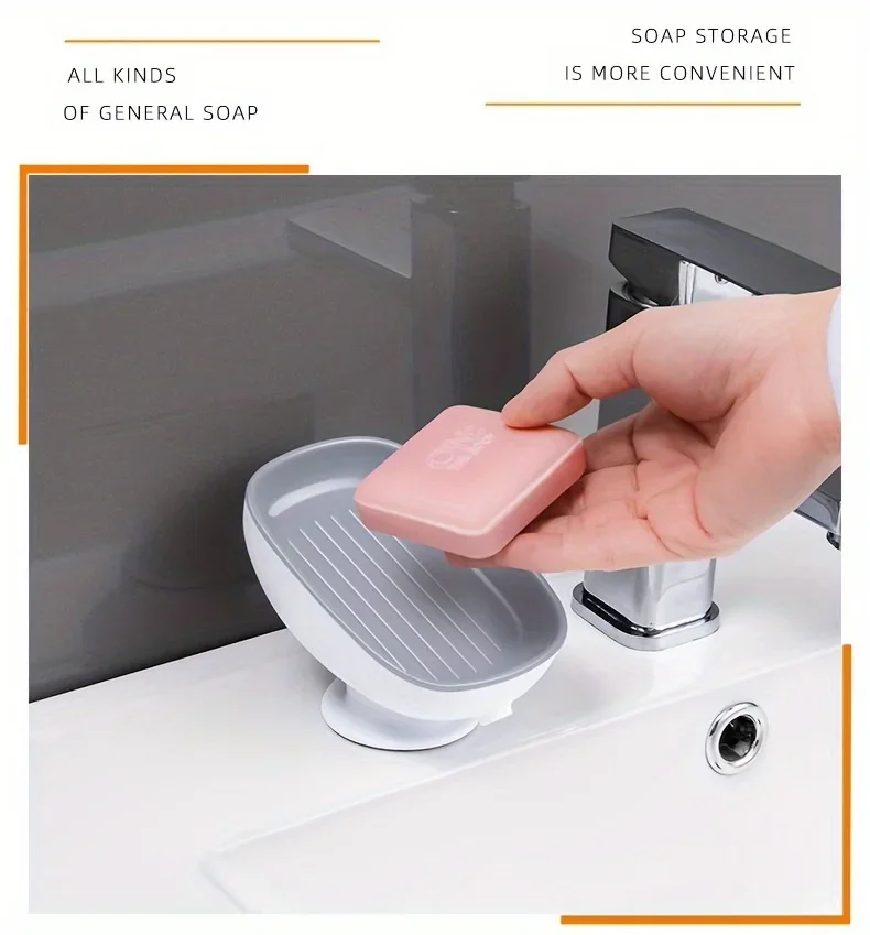 Super Suction Cup Soap Dish with drain water for Bathroom Soap Holder Sponge Holder Soap Leaf Shape Bathroom Supplies 23 Mallzona Sebeb725572bb48a8ab3774d10cc770c54 Super Suction Cup Soap Dish with drain water for Bathroom Soap Holder Sponge Holder Soap Leaf Shape Bathroom Supplies Mallzona