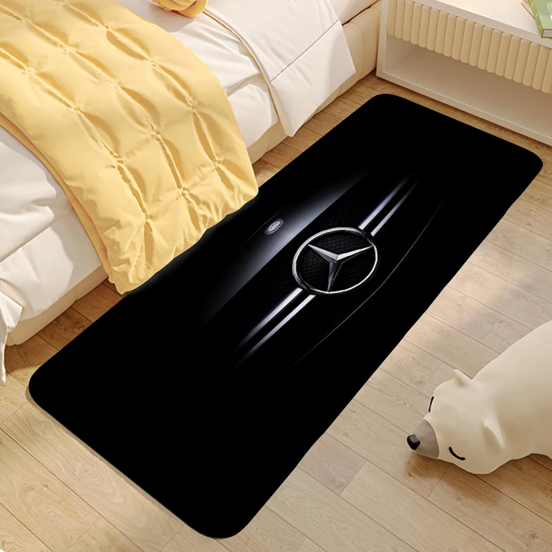 

Carpet for Bedroom M-Mercedes Benzs Entrance Door Doormat Entryway Bathroom Foot Mat Anti Slip Custom Hallway Living Room Rugs