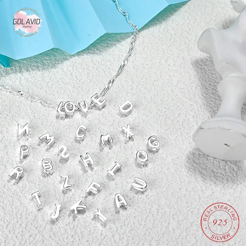 925 Sterling Silver Letter Beads Silver Charms A-Z Necklace DIY Beads Initial Alphabe Letter Beads Fit For Women Bracelet Making
925 Sterling Silver Letter Beads Silver Charms A-Z Necklace DIY Beads Initial Alphabe Letter Beads Fit For Women Bracelet Making