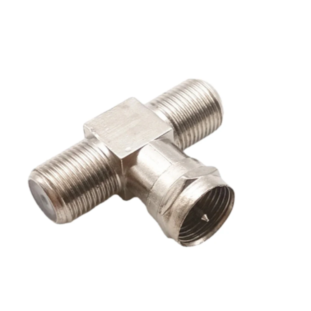 10PCS F Splitter 3 Way Connector F Male to Dual F Female Triple Tee Connector T-Shape Zinc Alloy Adapter for TV Video Antenna
10PCS F Splitter 3 Way Connector F Male to Dual F Female Triple Tee Connector T-Shape Zinc Alloy Adapter for TV Video Antenna