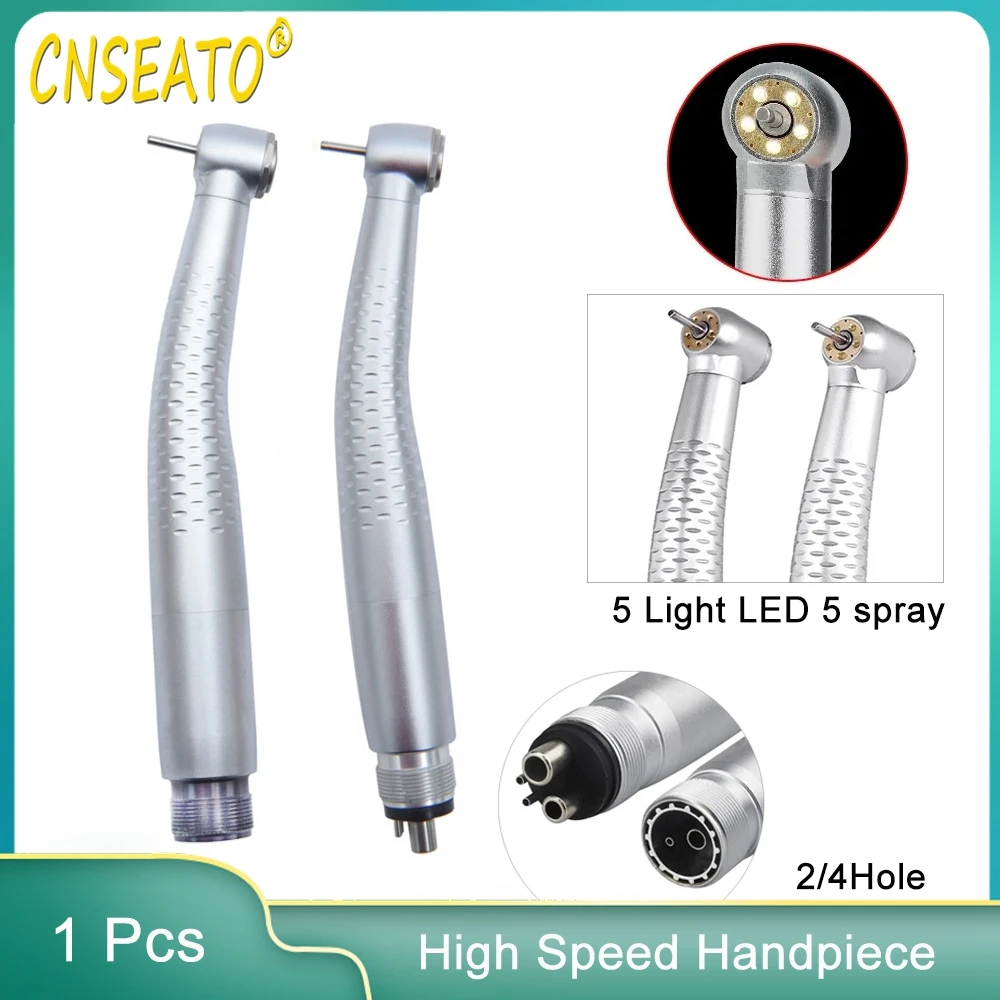 CNSEATO 1Pcs Dental 5 LED Light 5 Water Spray Push Button High Speed Handpiece E-generator 2/4 Holes Dentistry Equipment
CNSEATO 1Pcs Dental 5 LED Light 5 Water Spray Push Button High Speed Handpiece E-generator 2/4 Holes Dentistry Equipment
