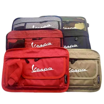 방수 장갑 가방 캔버스 보관 가방, 피아지오 베스파 스쿠터 GTS LX LXV 스프린트 프리마베라 150 300 오토바이 액세서리 상품 이미지