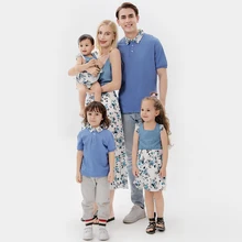 Fashion Family Set Flower Mother Daughter Matching Dresses Father Son Cotton T-Shirts Mom Mum Baby Mommy and Me Clothes Outfits
Fashion Family Set Flower Mother Daughter Matching Dresses Father Son Cotton T-Shirts Mom Mum Baby Mommy and Me Clothes Outfits