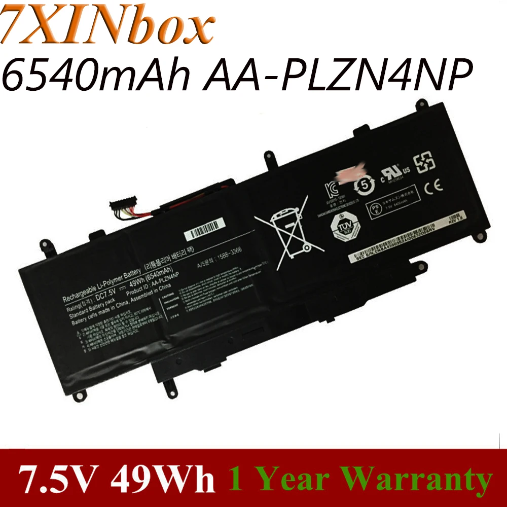 7XINbox 7.5V 49Wh 6540mAh AA-PLZN4NP Laptop Battery For Samsung ATIV PRO XE700T1C XQ700T1C-A52 XE700T1A 1588-3366 Tablet
7XINbox 7.5V 49Wh 6540mAh AA-PLZN4NP Laptop Battery For Samsung ATIV PRO XE700T1C XQ700T1C-A52 XE700T1A 1588-3366 Tablet