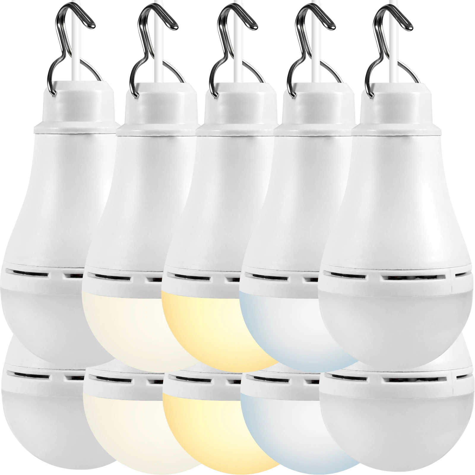 USB Light Bulb Camping Light Bulbs Dimmable 3 Color 10 Level Brightness Lamp Light Bulbs for Portable Power Portable Emergency
USB Light Bulb Camping Light Bulbs Dimmable 3 Color 10 Level Brightness Lamp Light Bulbs for Portable Power Portable Emergency