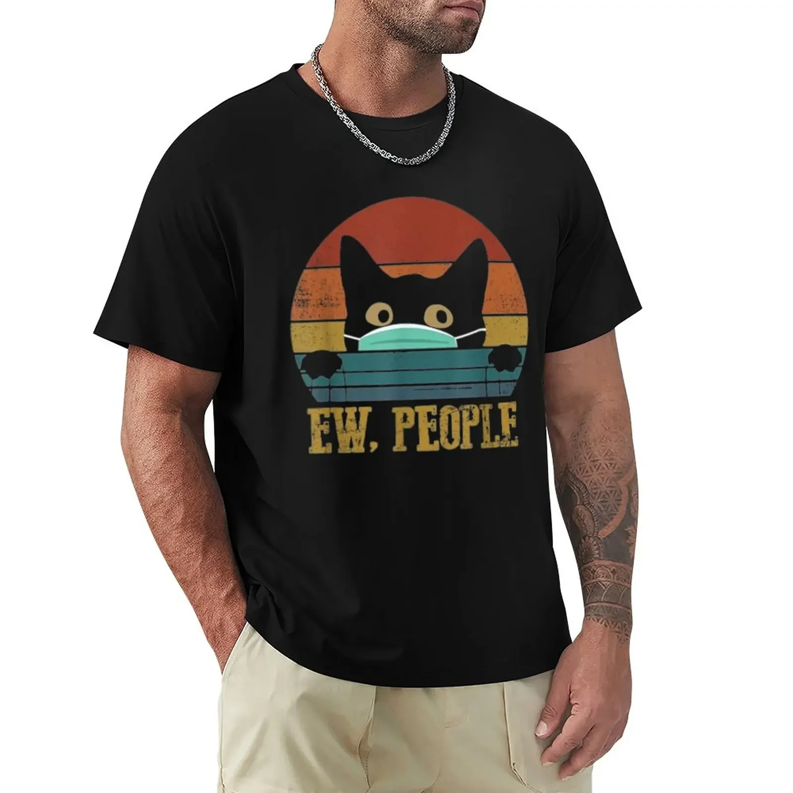 Ew People Black Cat T-Shirt tops vintage clothes Aesthetic clothing men clothings
Ew People Black Cat T-Shirt tops vintage clothes Aesthetic clothing men clothings