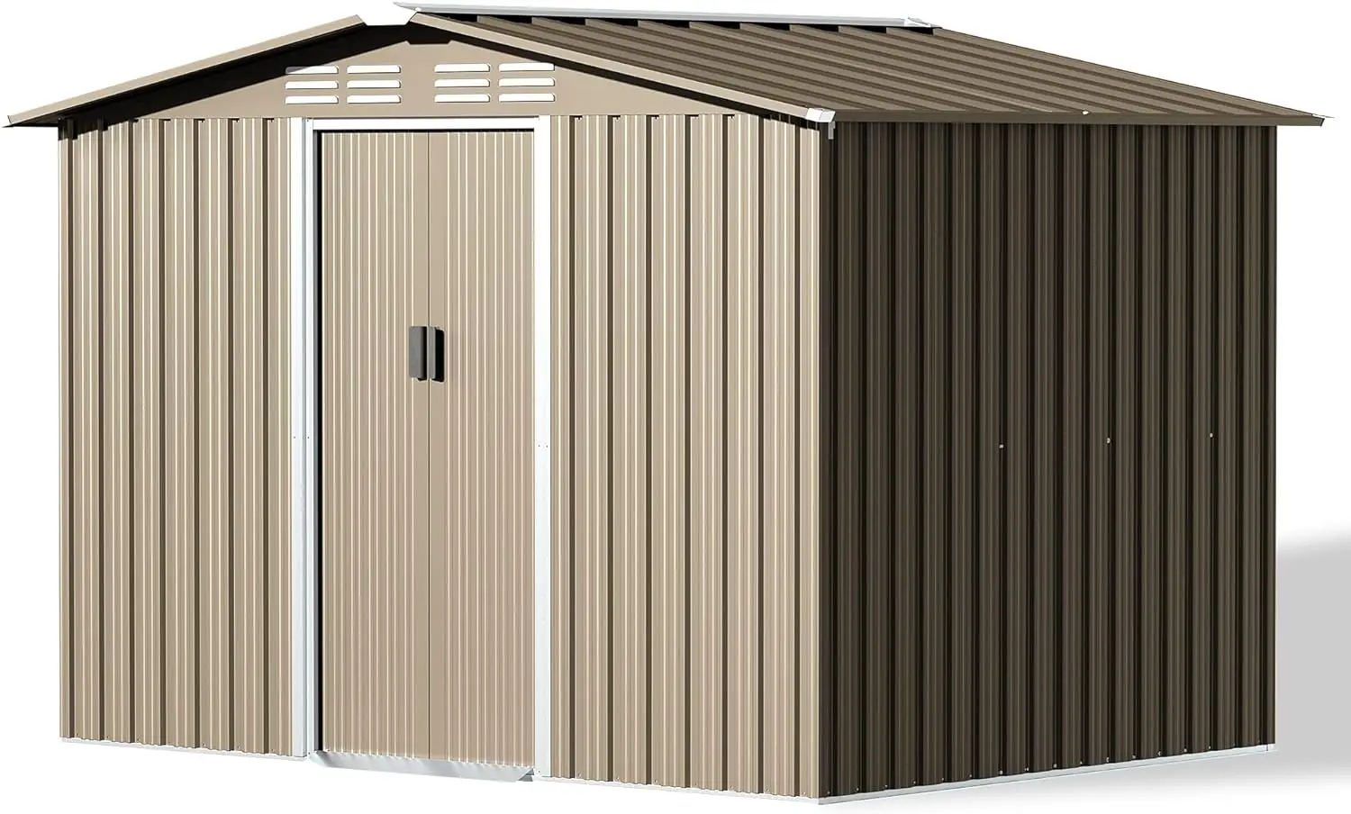 Металлический стеллаж для хранения 8 'x 6' для улицы с конструкцией закрывающихся скользящих дверей и вентиляционным отверстием, для крошечных домов и инструментов
Металлический стеллаж для хранения 8 'x 6' для улицы с конструкцией закрывающихся скользящих дверей и вентиляционным отверстием, для крошечных домов и инструментов