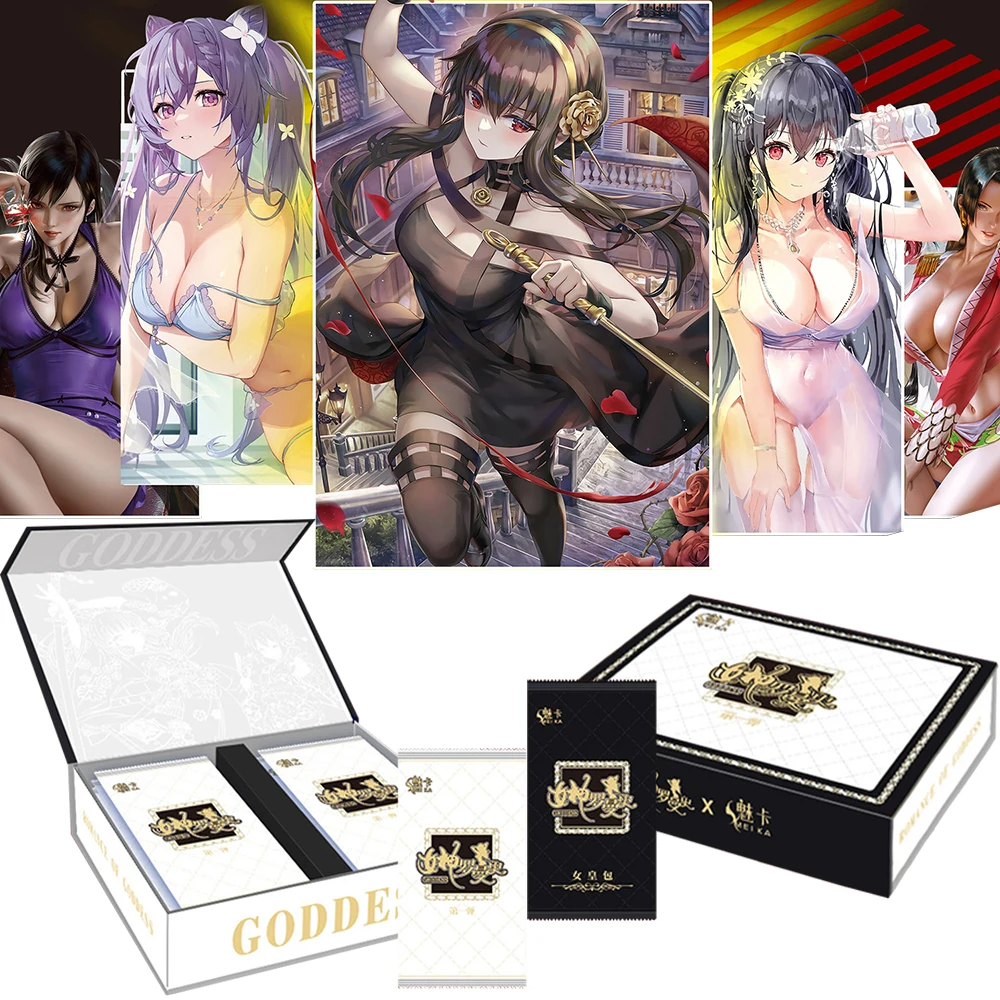 Bikini Goddess Romance Story Collection Cards Dream Shining Star Sexy Girl Dance Harem Beauty Anime Figure Children Table Toys
Bikini Goddess Romance Story Collection Cards Dream Shining Star Sexy Girl Dance Harem Beauty Anime Figure Children Table Toys