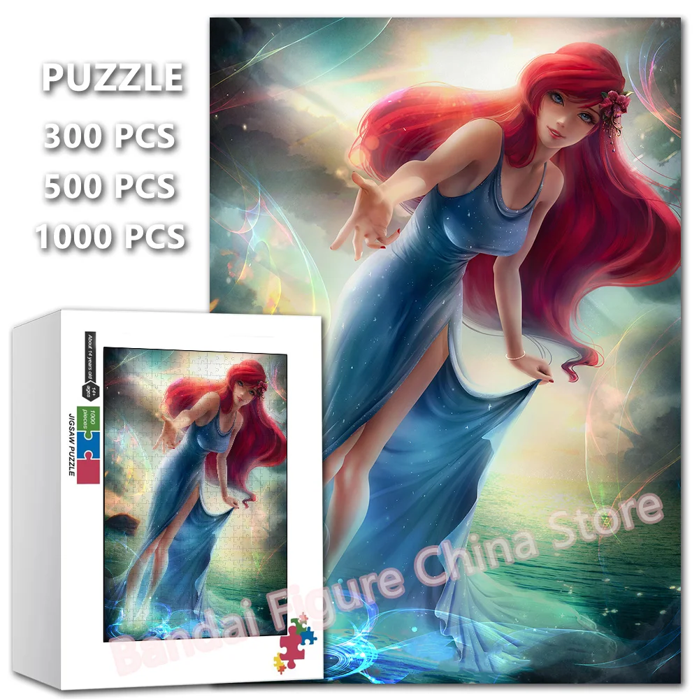 Little Mermaid Ariel Cartoon Print Jigsaw Puzzle Diy Disney Princess Anime 300/500/1000 Pieces Puzzle Assembled Kids Game Toys
Little Mermaid Ariel Cartoon Print Jigsaw Puzzle Diy Disney Princess Anime 300/500/1000 Pieces Puzzle Assembled Kids Game Toys