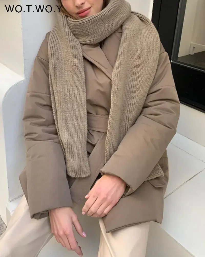 Женские утепленные парки Wo. T. W o.y, утепленные однотонные парки с хлопковой подкладкой, укороченные пуховики с поясом, верхняя одежда для женщин на зиму
Женские утепленные парки Wo. T. W o.y, утепленные однотонные парки с хлопковой подкладкой, укороченные пуховики с поясом, верхняя одежда для женщин на зиму