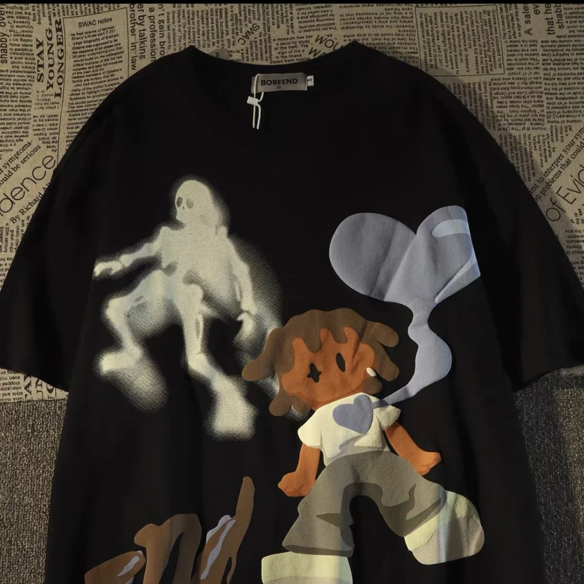 Модная брендовая мужская футболка из чистого хлопка, яркая винтажная Универсальная футболка в стиле хип-хоп для лета
Модная брендовая мужская футболка из чистого хлопка, яркая винтажная Универсальная футболка в стиле хип-хоп для лета