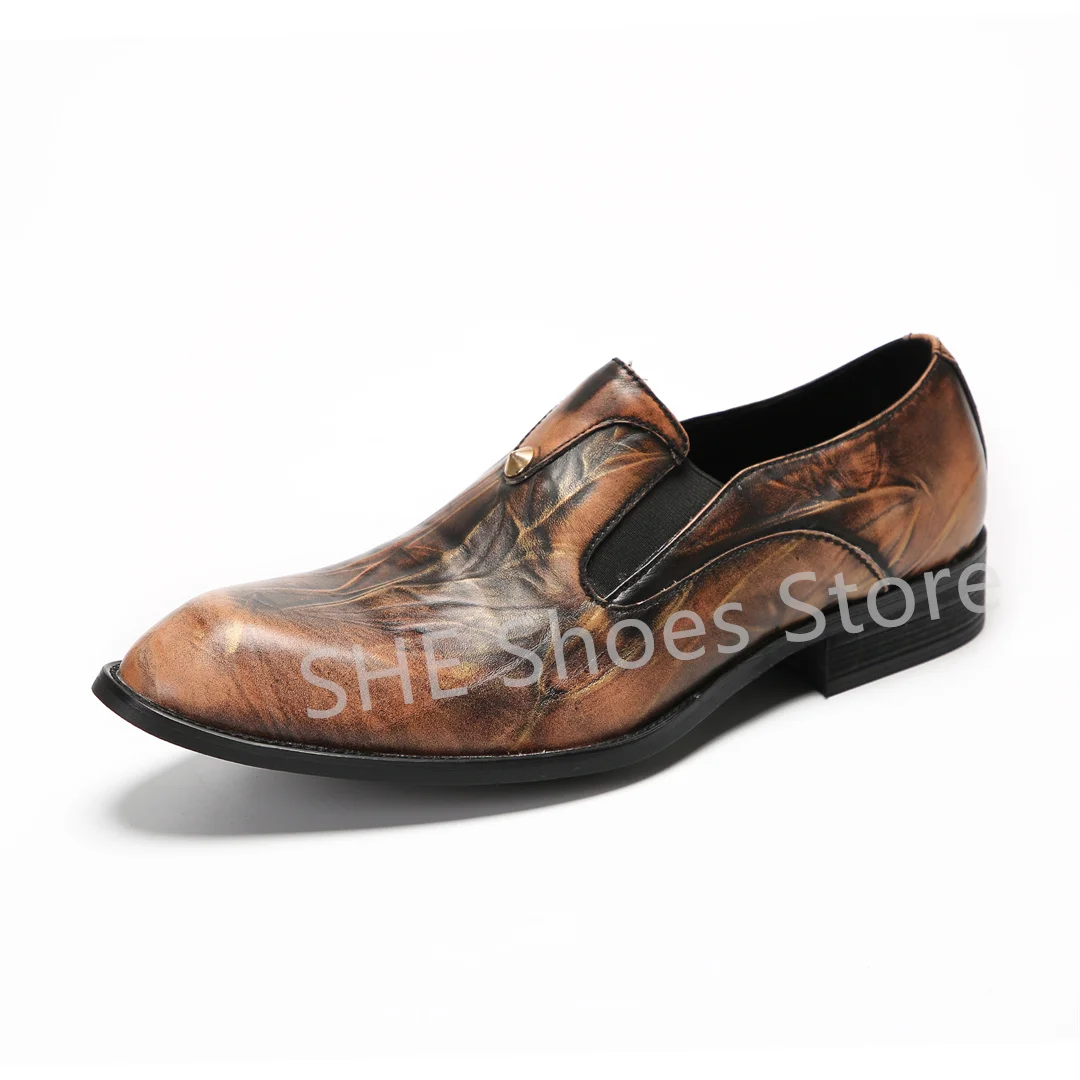 Retro Square Toe Chunky Heel Loafers for Men Summer Leisure Leather Shoes Male Party Office Dress Shallow Slip-On Derby Shoes
Retro Square Toe Chunky Heel Loafers for Men Summer Leisure Leather Shoes Male Party Office Dress Shallow Slip-On Derby Shoes