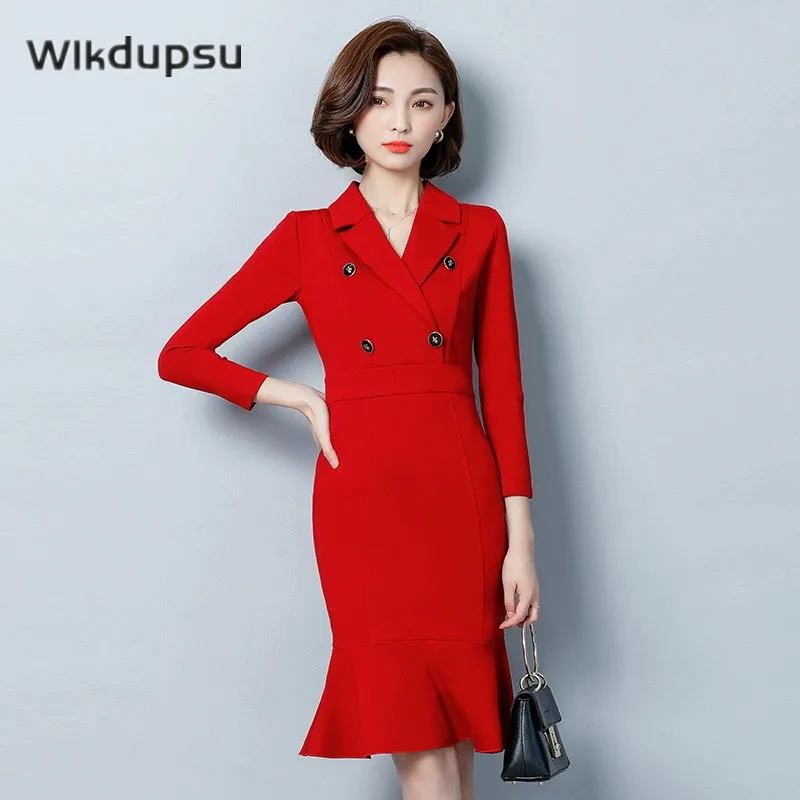 Vintage Chic Blazer Dress Long Sleeve Retro Double Breasted Elegant Spring Fall Office Ladies Casual Business Work Silm Clothes
Vintage Chic Blazer Dress Long Sleeve Retro Double Breasted Elegant Spring Fall Office Ladies Casual Business Work Silm Clothes