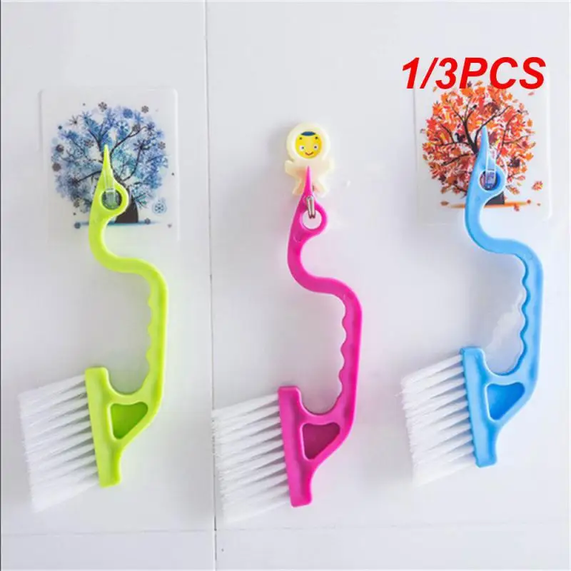 

1/3PCS Hand Held Multipurpose Clean Without Dead Corners Comfortable Handle Easy Decontamination Removable Brush Pot Brush Green