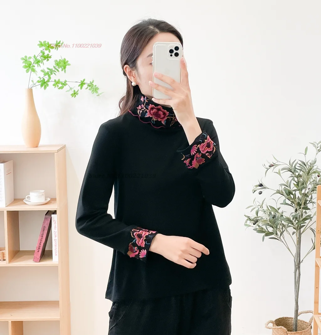 2023 chinese traditional t-shirt national flower embroidery stand collar shirt vintage hanfu tops ethnic shirt retro base shirt
2023 chinese traditional t-shirt national flower embroidery stand collar shirt vintage hanfu tops ethnic shirt retro base shirt