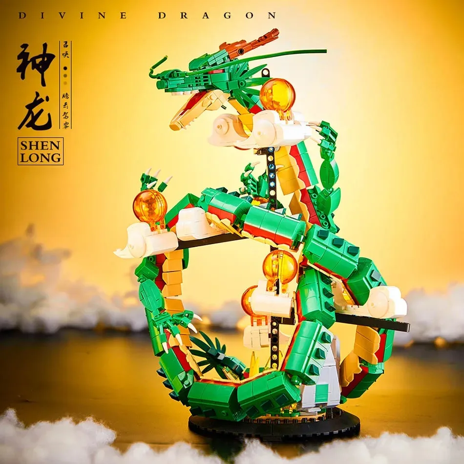 1826PCS MOC Dragon Japanese Anime Character Bricks Model Balls Building Blocks Ideas Collection Puzzy Toys Gift For Children Boy 1826PCS MOC Dragon Japanese Anime Character Bricks Model Balls Building Blocks Ideas Collection Puzzy Toys Gift For Children Boy